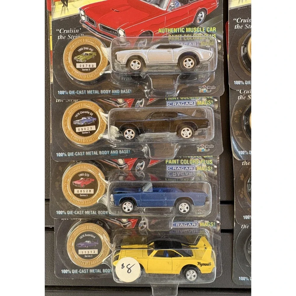 Lot of 8 Johnny Lightning Muscle Cars USA Diecast Model Cars NOS Limited Edition